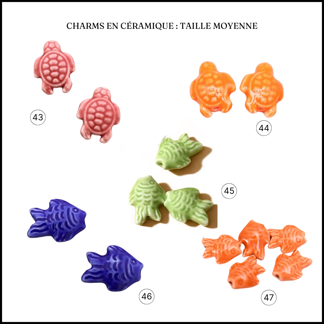 Collier en chaine anglaise personnalisable avec des charms