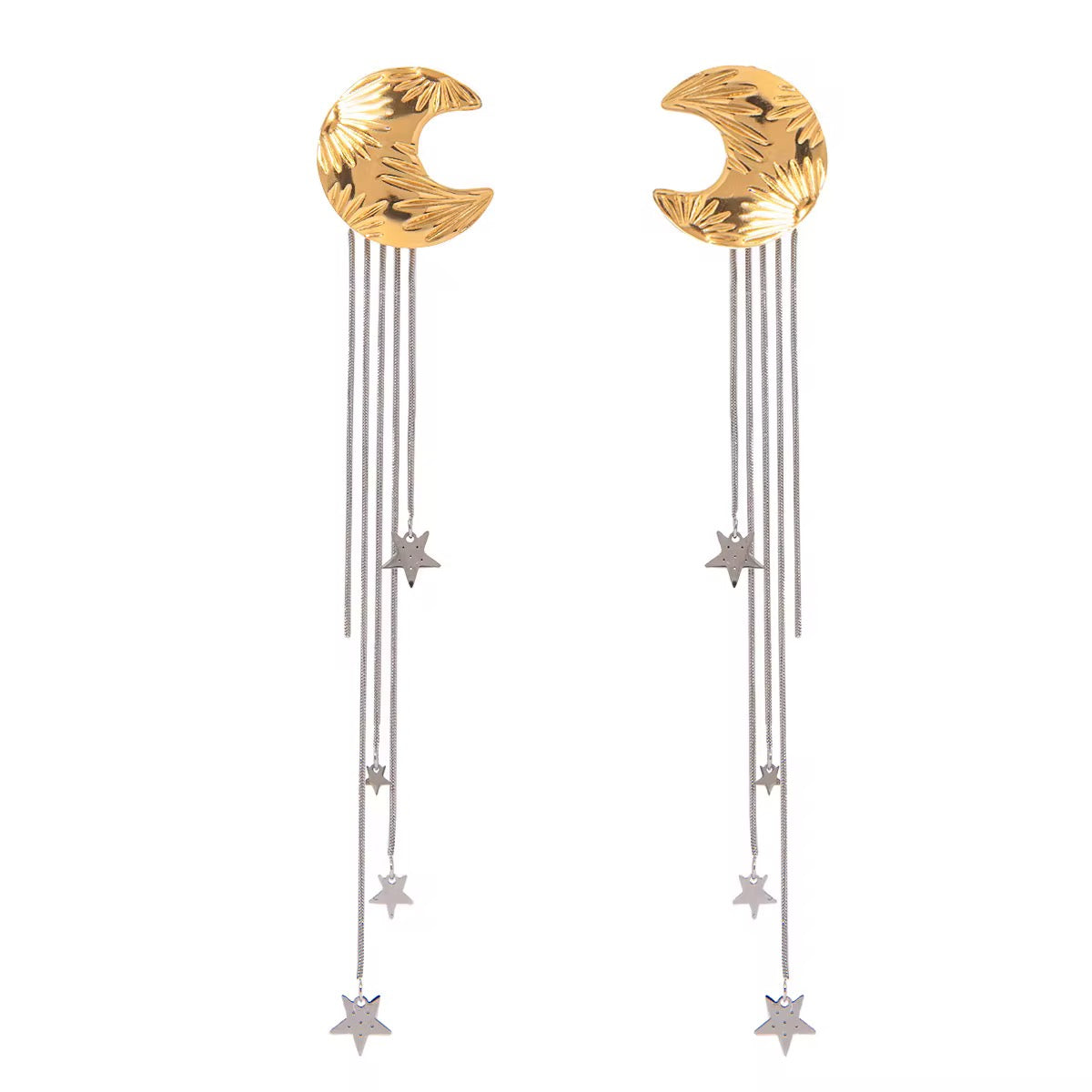 stars : Boucles d’oreilles pendantes