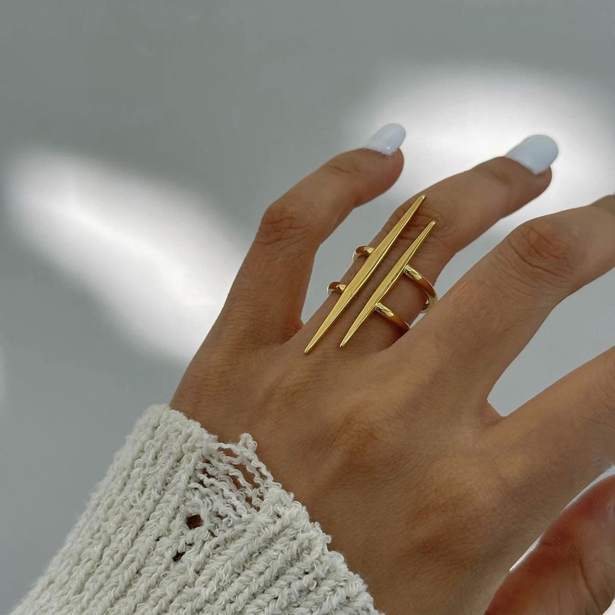 Harem : Bague ajustable en acier inoxydable chirurgical