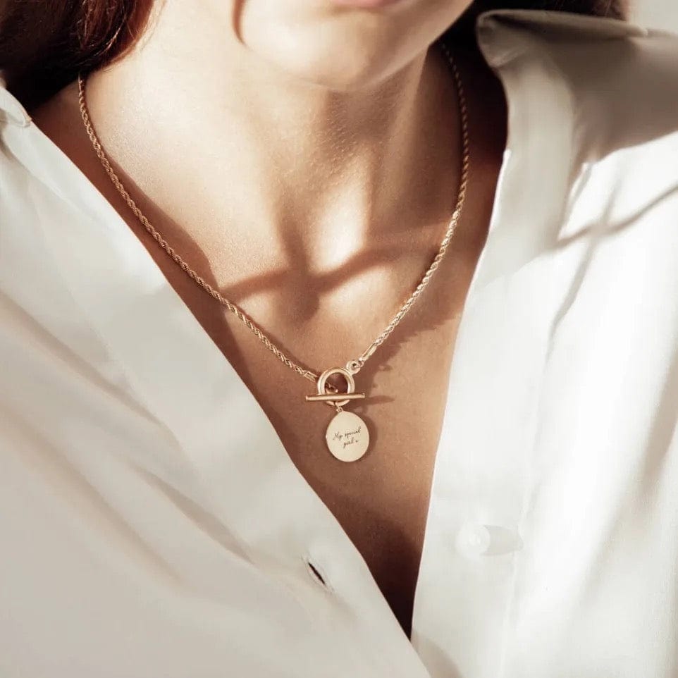 Sarah : Collier personnalisé avec gravure
