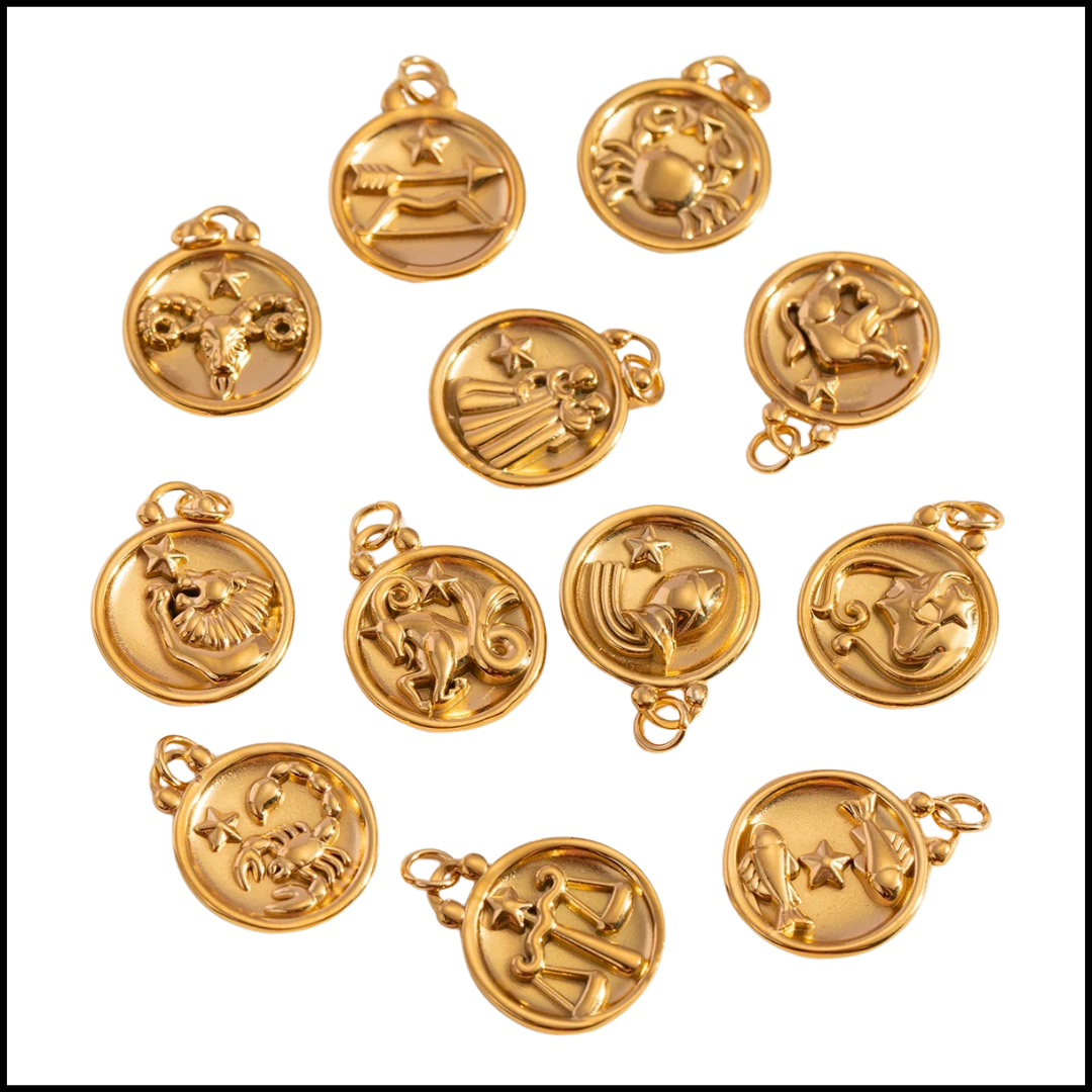 Collier chaîne trombone personnalisable avec charms L'or Didon