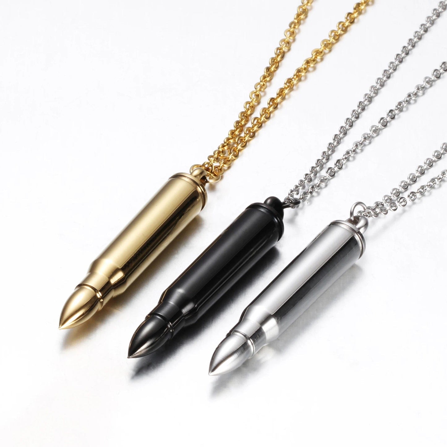 Safe : Collier pour homme pendentif balle