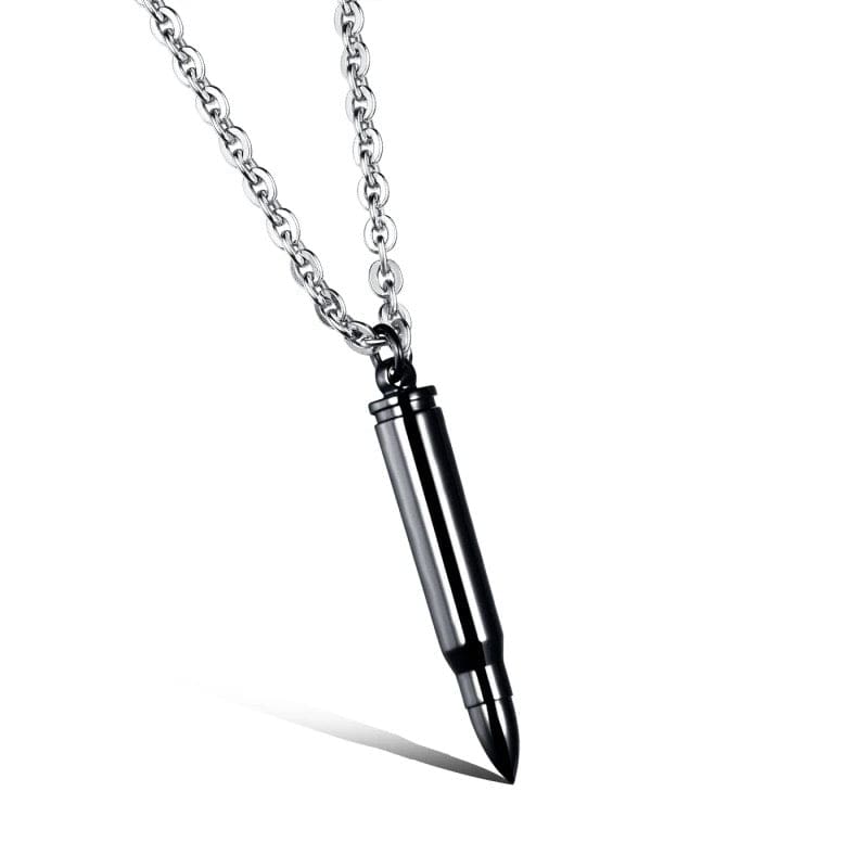 Safe : Collier pour homme pendentif balle