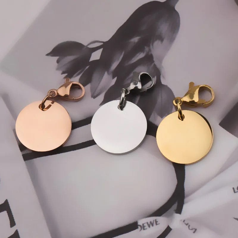 Breloques et pendentifs : Médaille personnalisable avec gravure