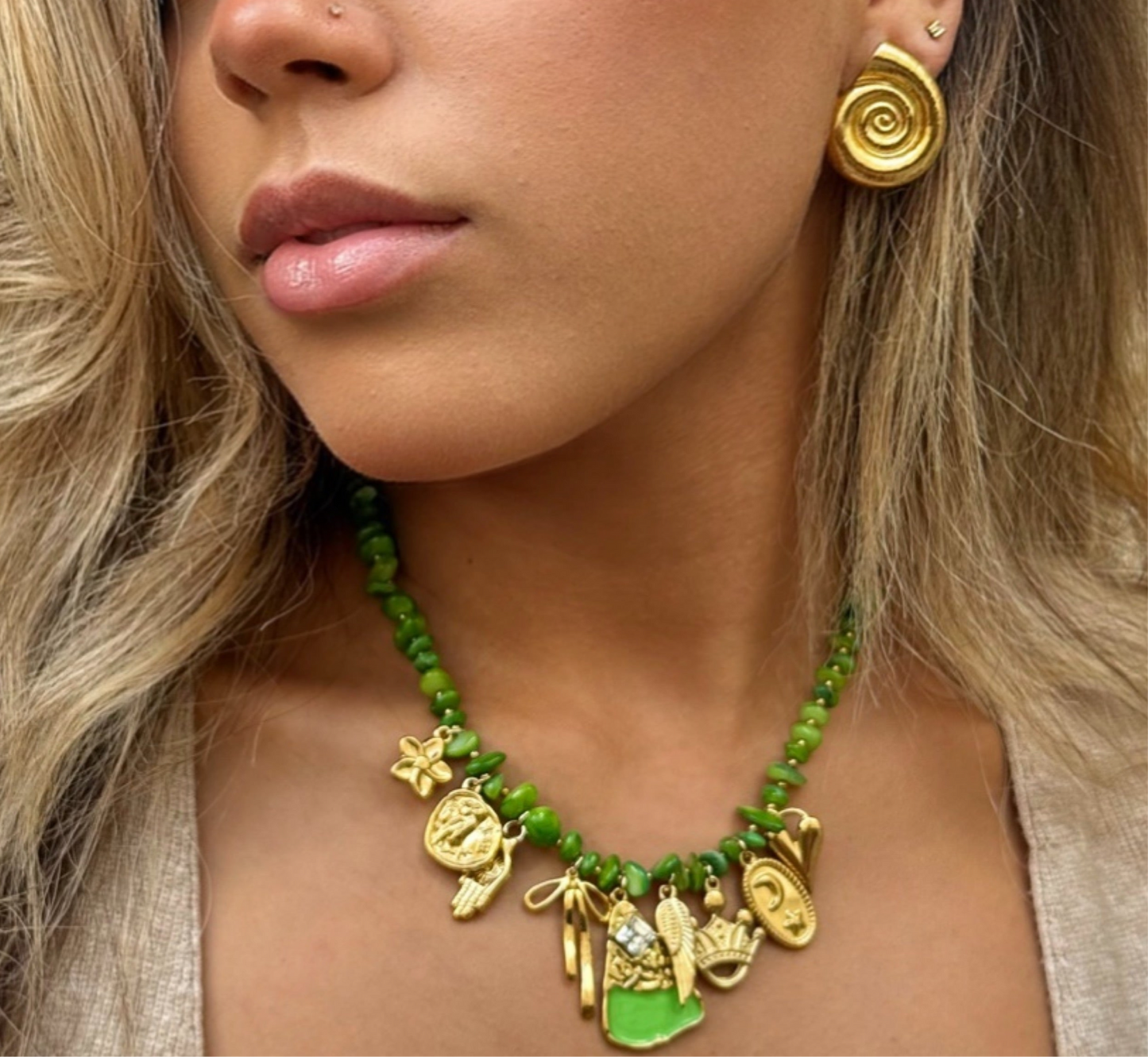 Boucles d’oreilles coquillage en acier chirurgical – Doré ou argenté, légères & stylées | L’Or Didon