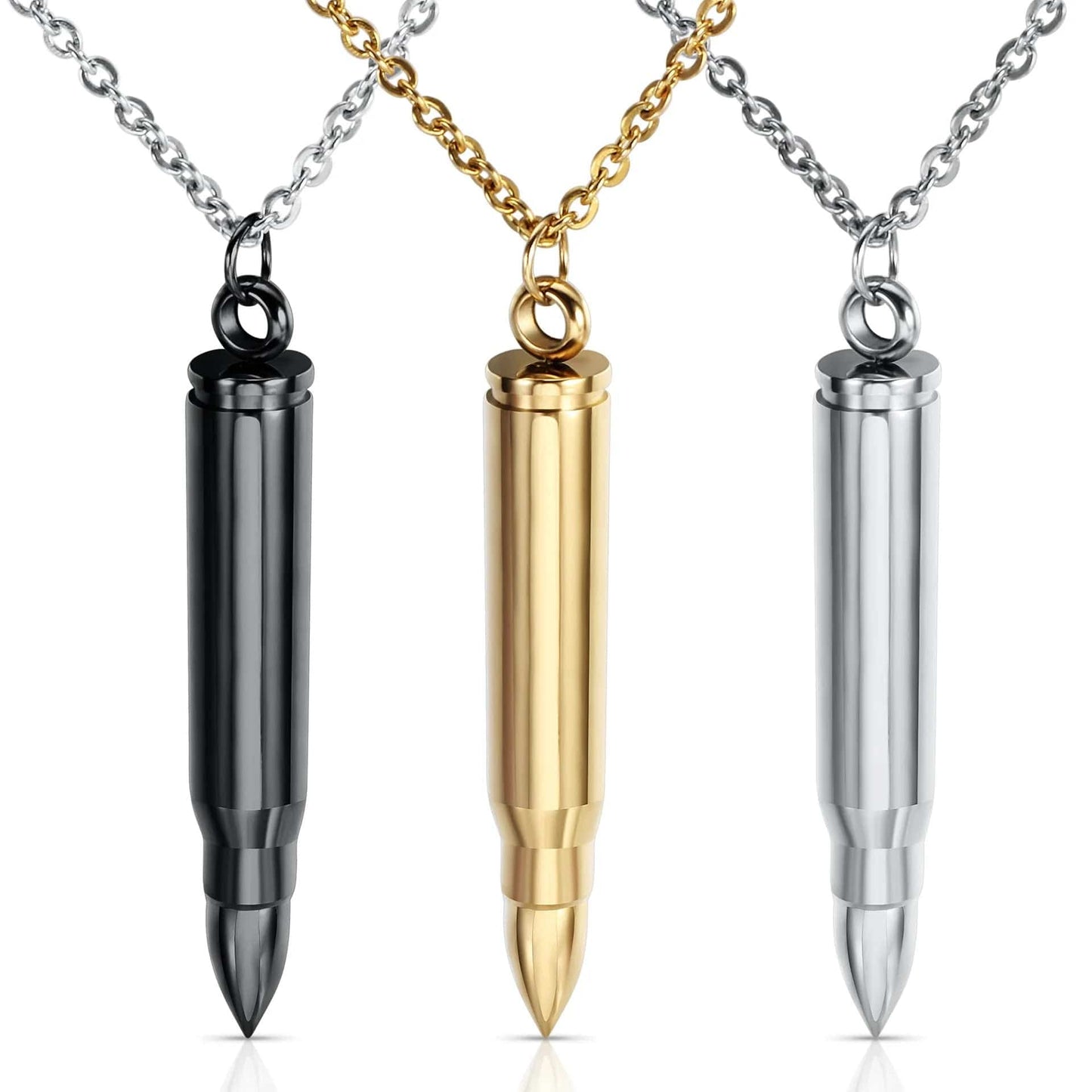 Safe : Collier pour homme pendentif balle