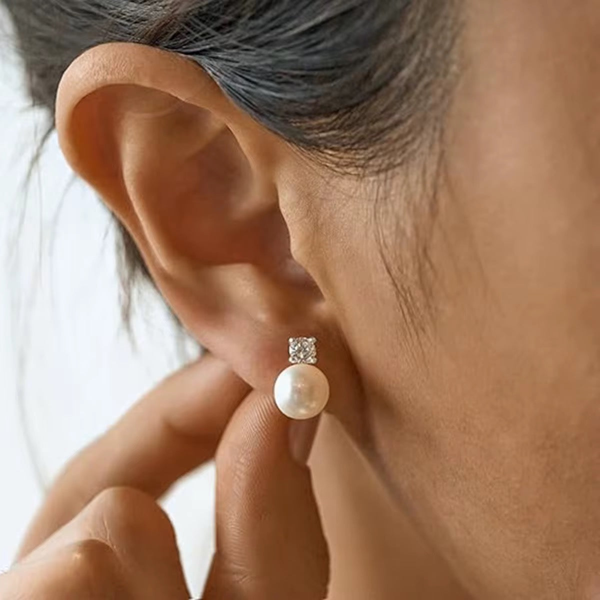 Brigitte : Boucles d’oreilles élégantes et raffinées avec perles