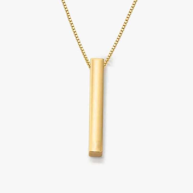 Collier 3D mixte, personnalisé avec gravure