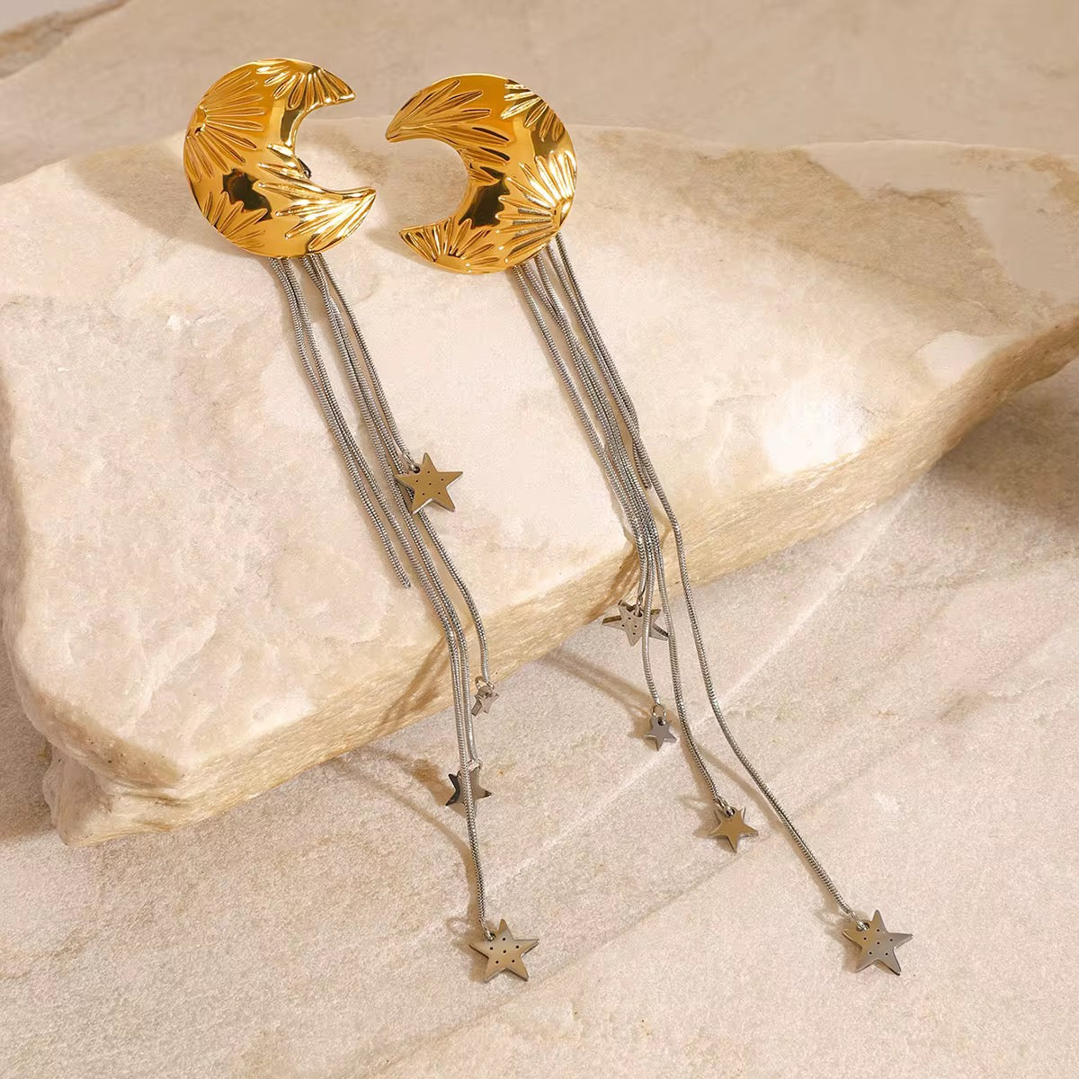 5 stars : Boucles d’oreilles pendantes L'or Didon