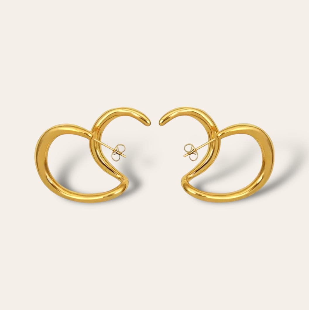 Vogue : Boucles d'oreilles stylées L'or Didon