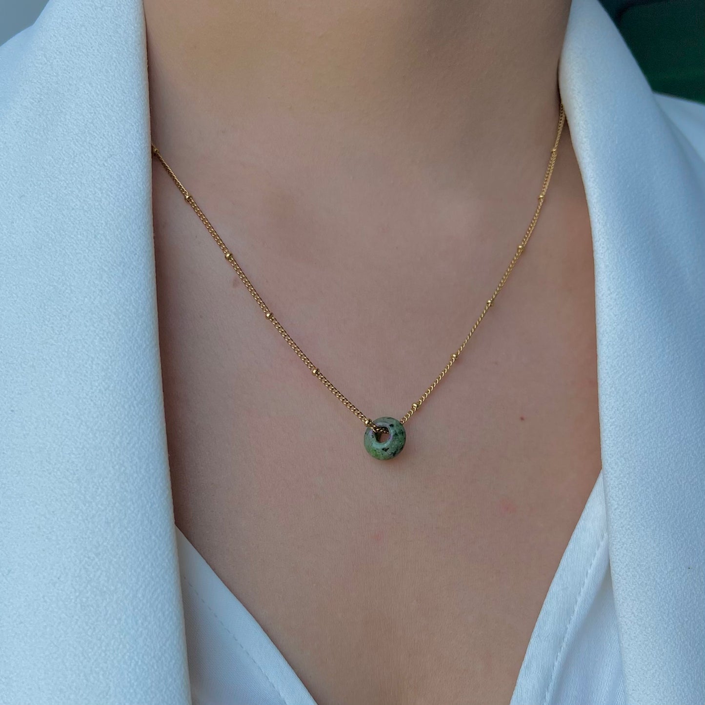 Énergie : Collier personnalisable avec votre pierre naturelle préférée