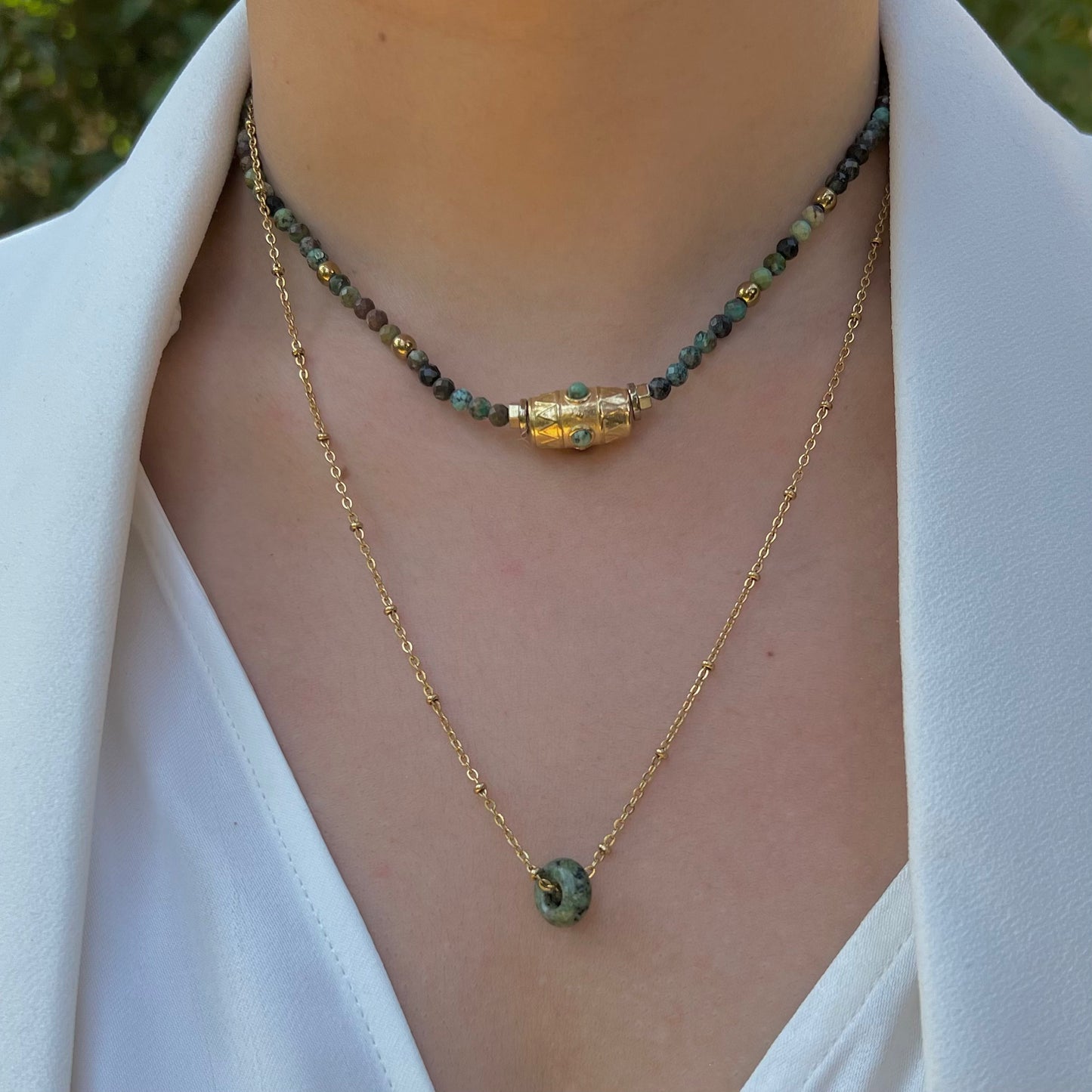 Énergie : Collier personnalisable avec votre pierre naturelle préférée