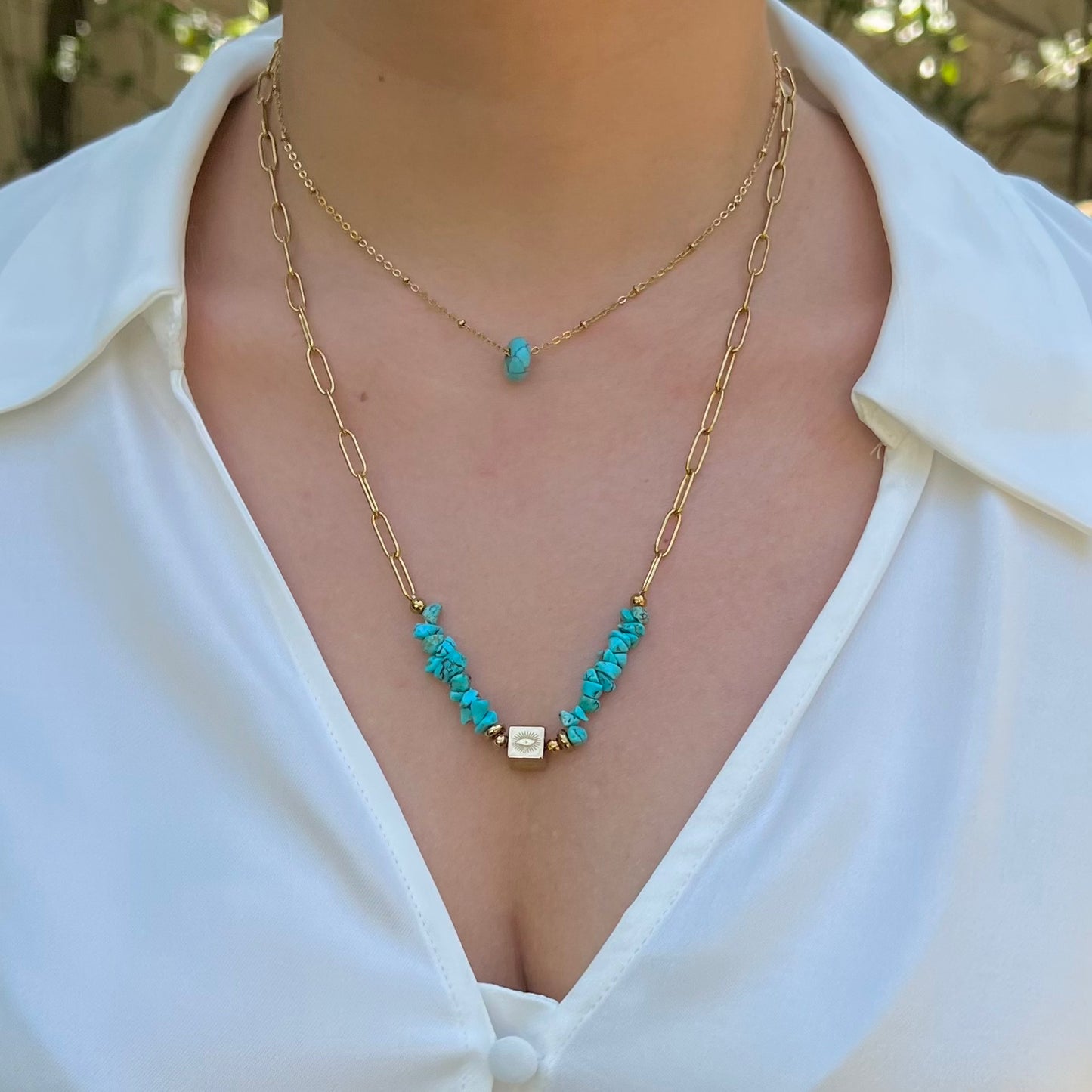 Énergie : Collier personnalisable avec votre pierre naturelle préférée