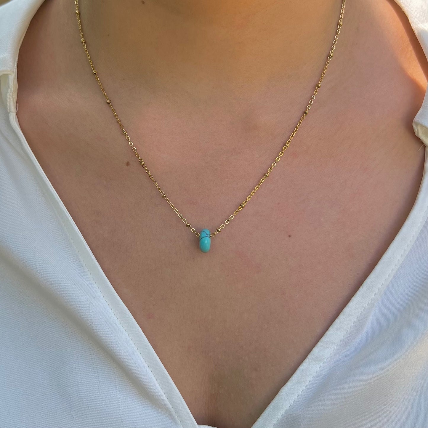 Énergie : Collier personnalisable avec votre pierre naturelle préférée
