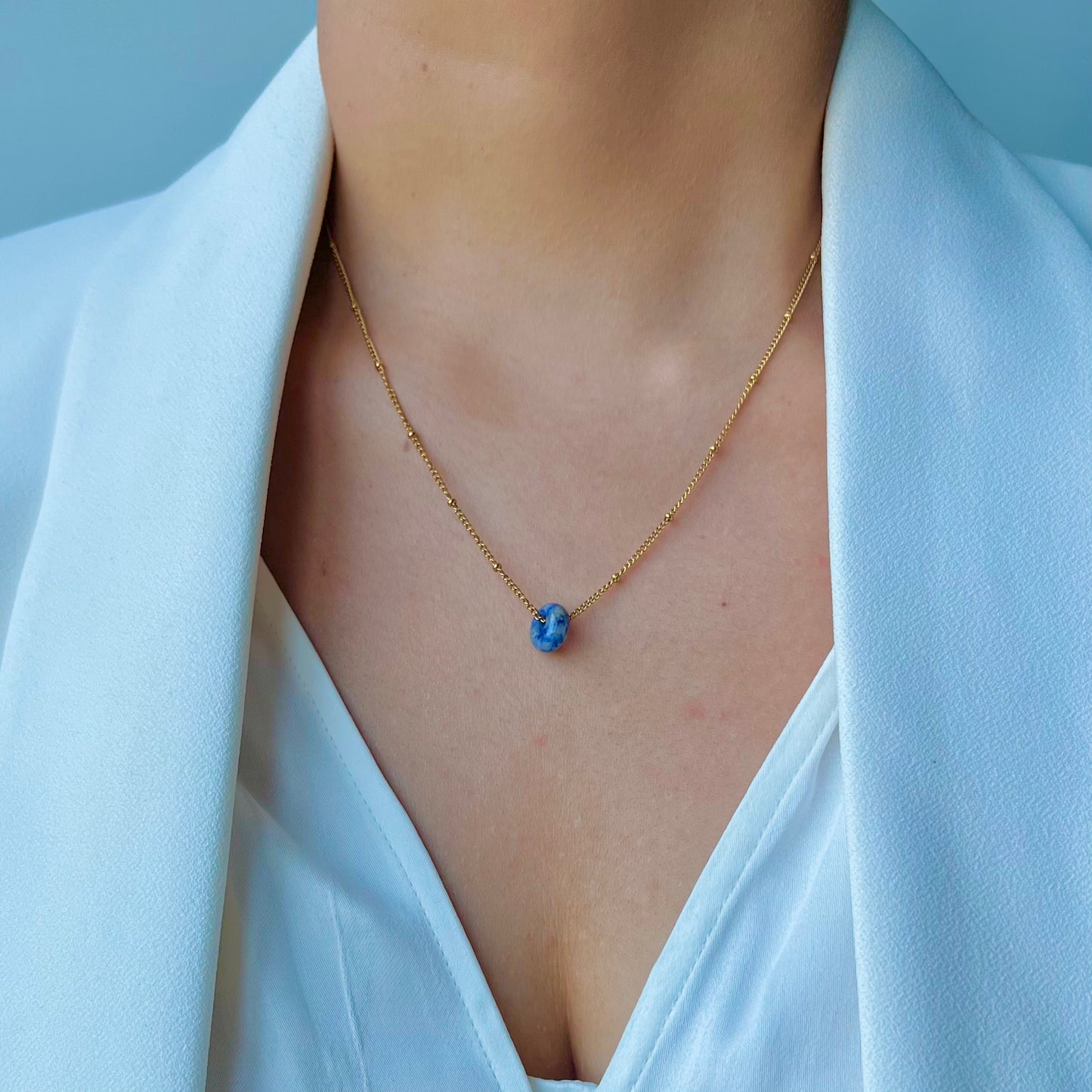 Énergie : Collier personnalisable avec votre pierre naturelle préférée