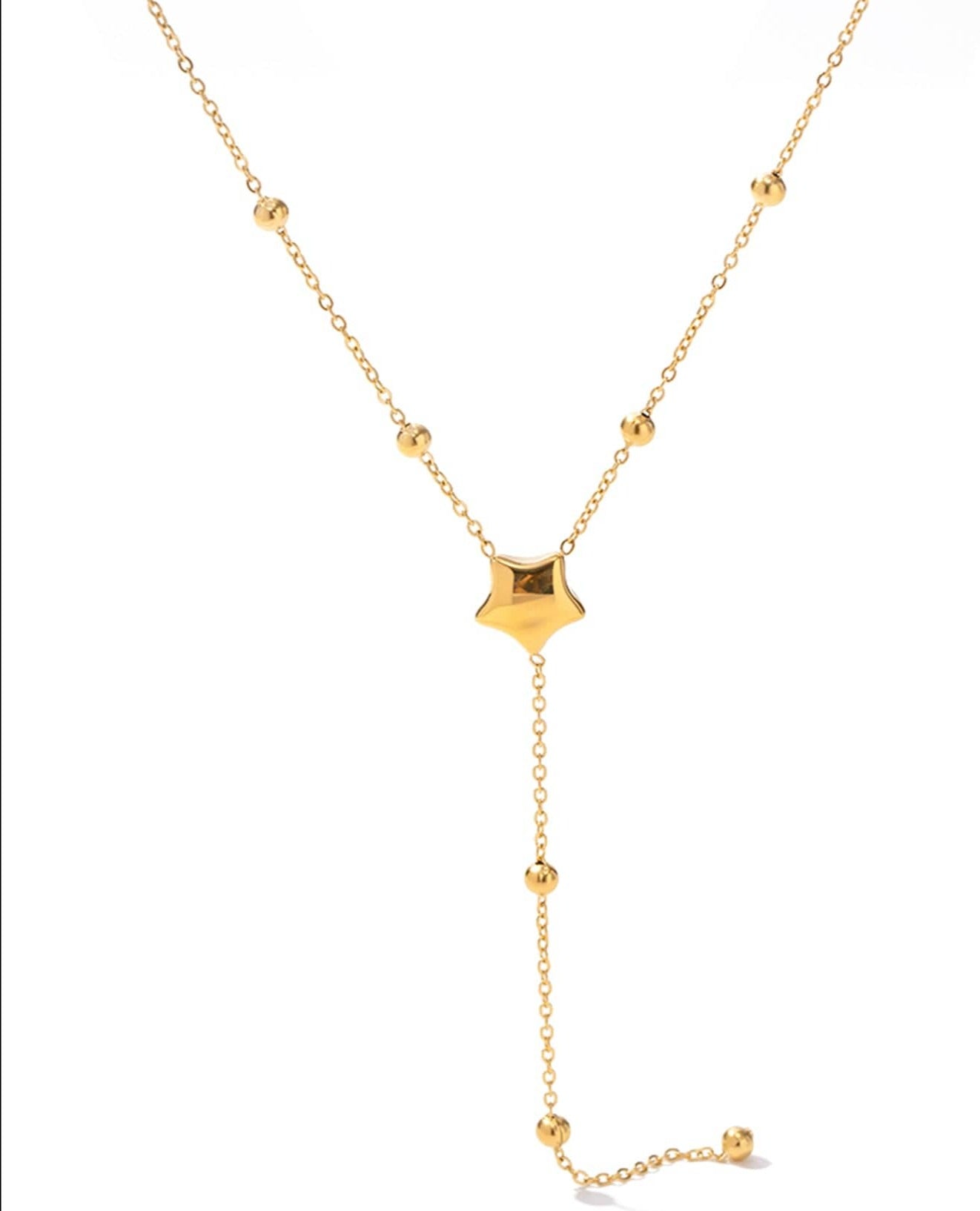 Astre : Collier pendant Rivière forme Y