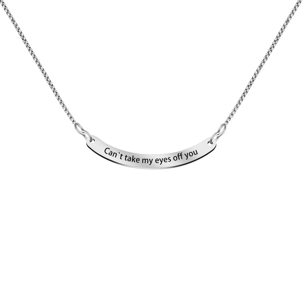 Arc : Collier bar personnalisé avec gravure