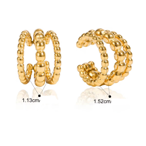 Ear cuff trio doré L'or Didon