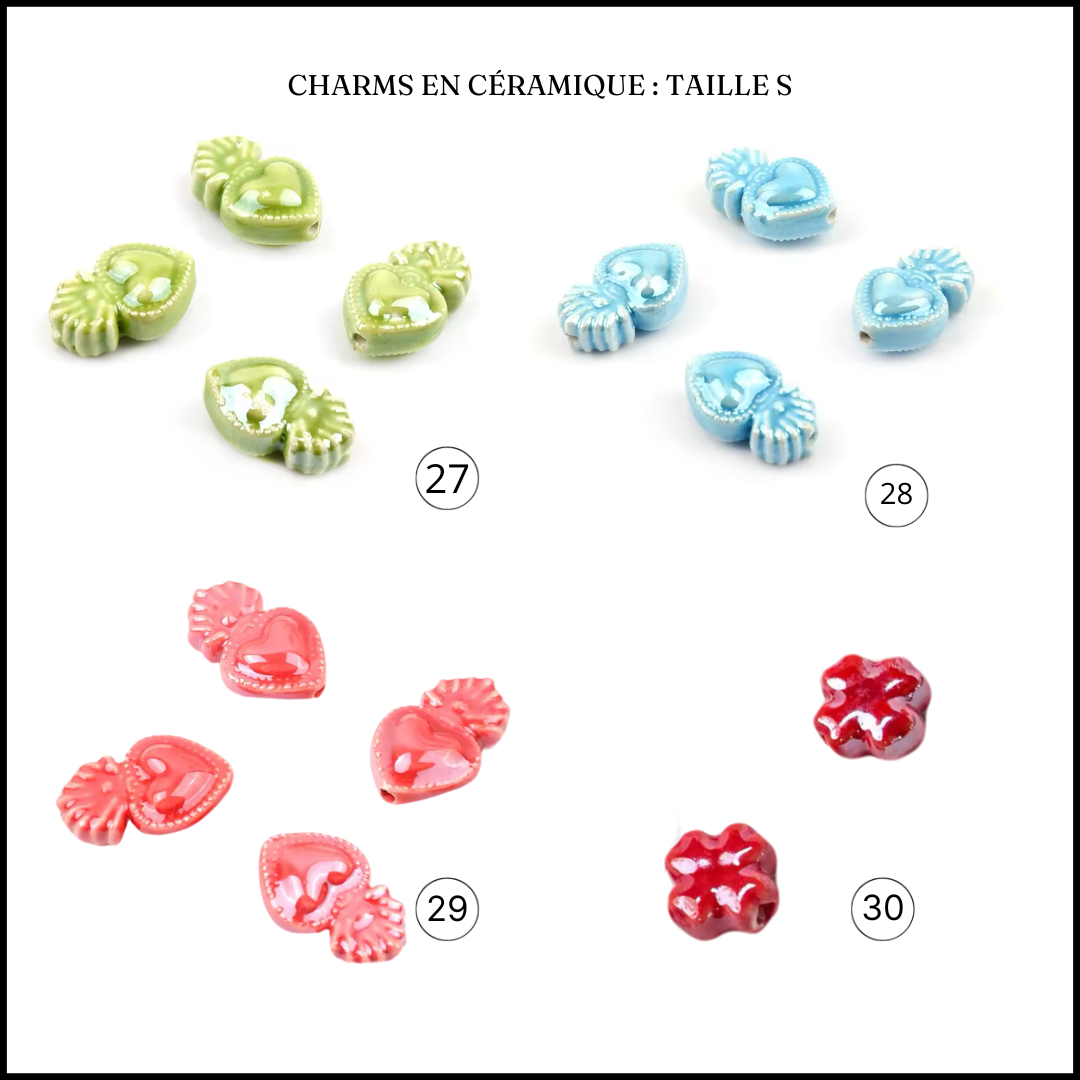 Charms en céramique