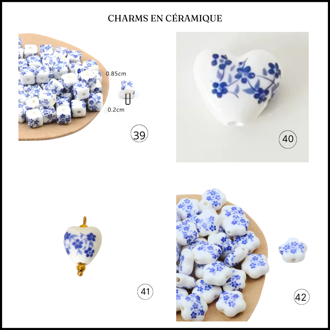 Collier en chaine anglaise personnalisable avec des charms