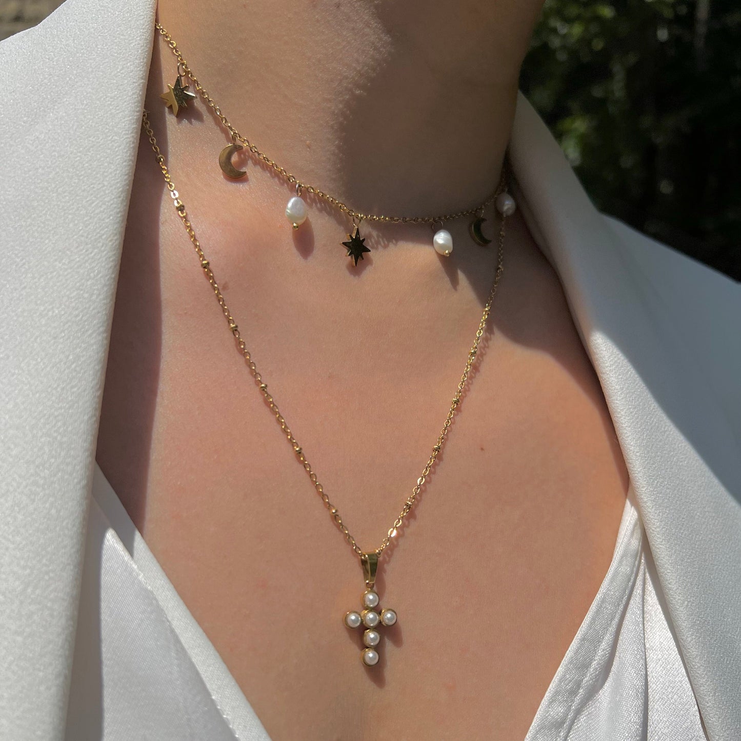 Marie : Collier chrétien L'or Didon
