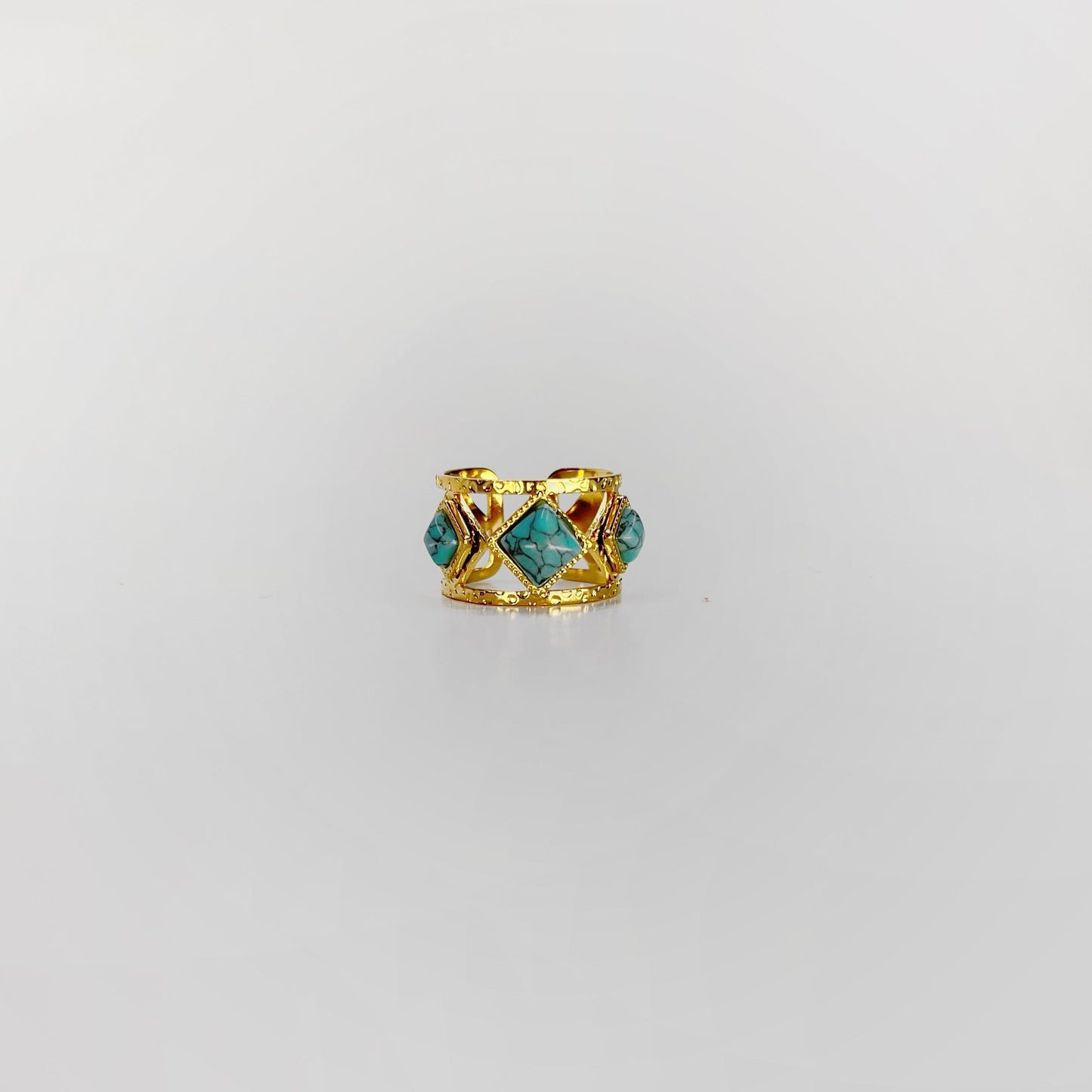 Stones : Bague géométrique