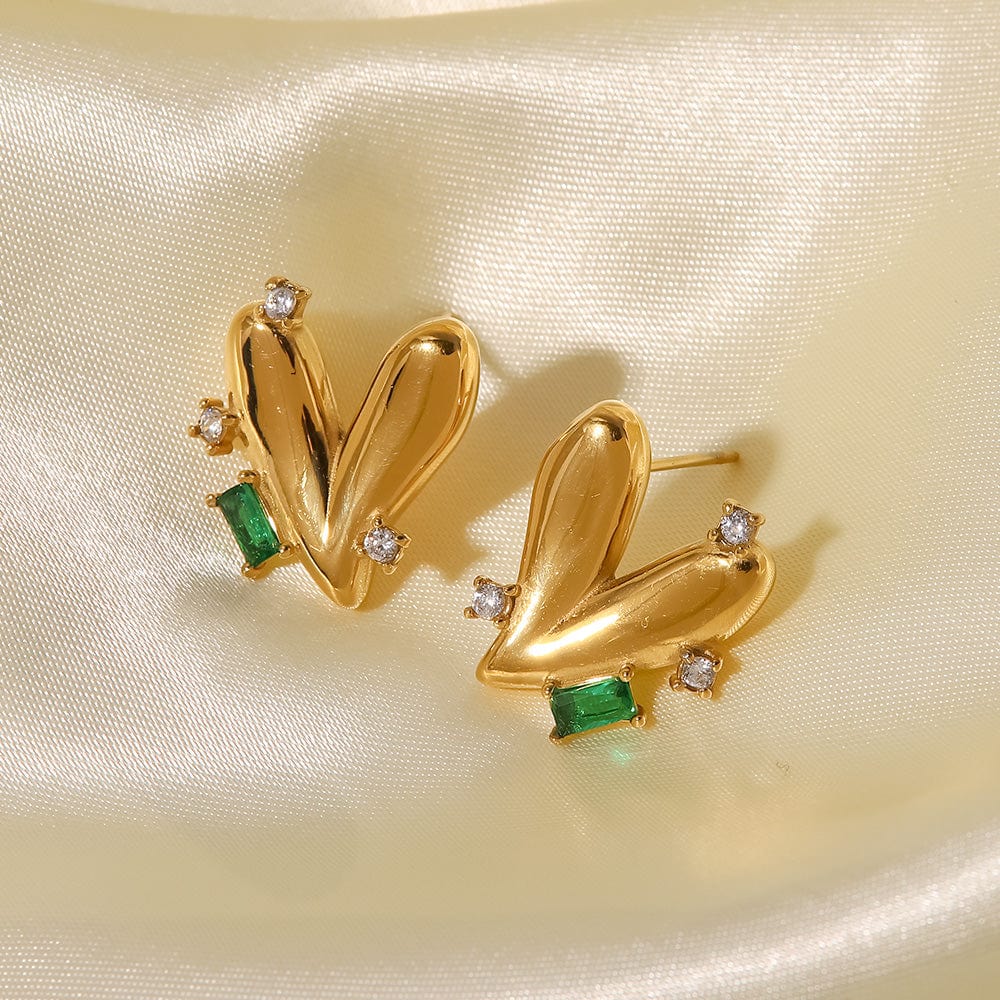 Jade : Boucles d'oreilles