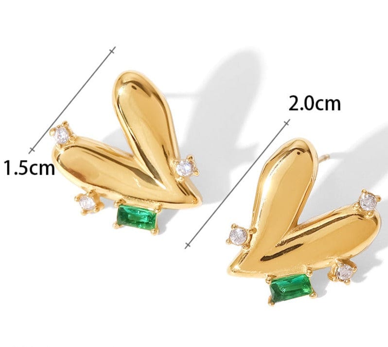 Jade : Boucles d'oreilles L'or Didon