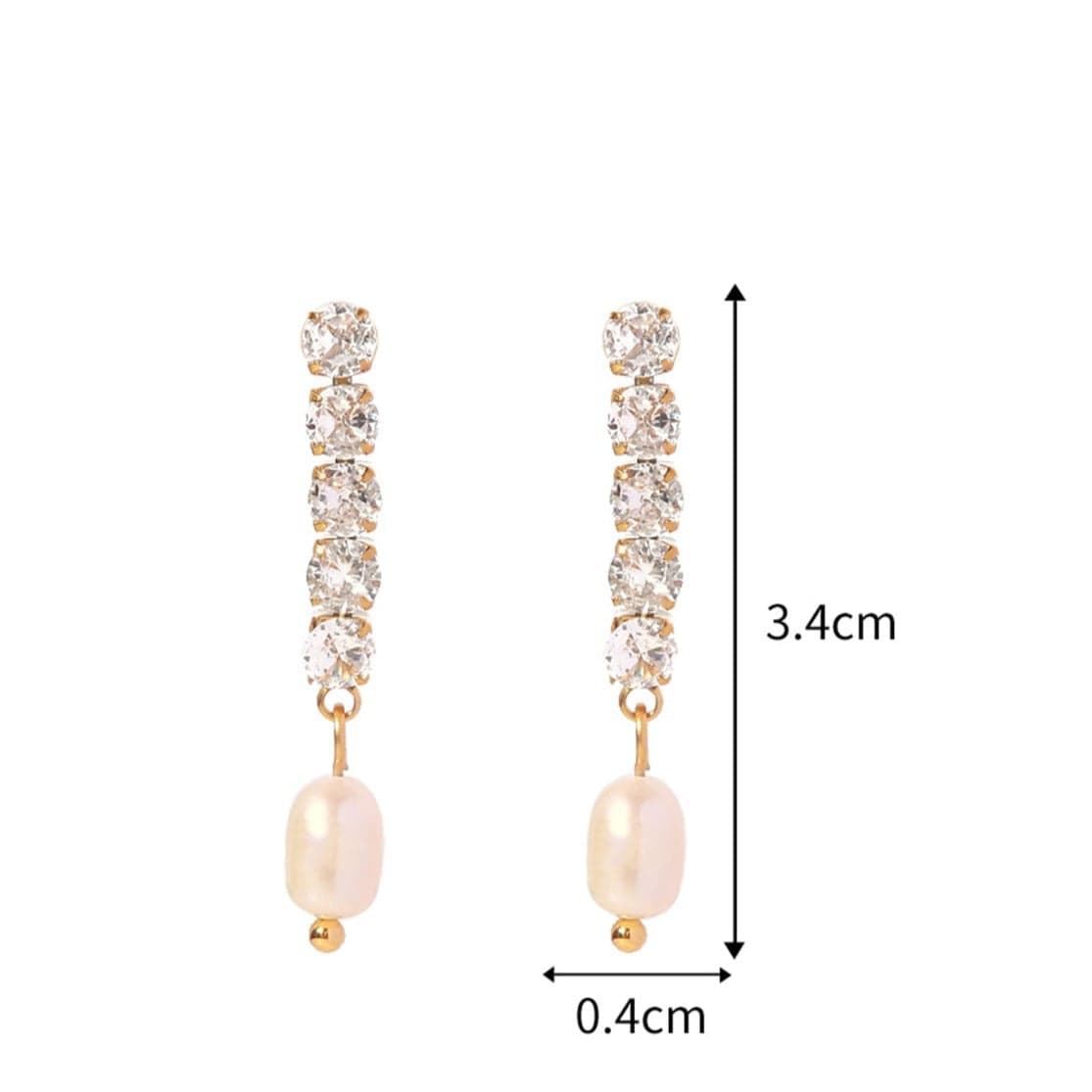 Coffret Perla : Boucles d'oreilles pendantes et collier