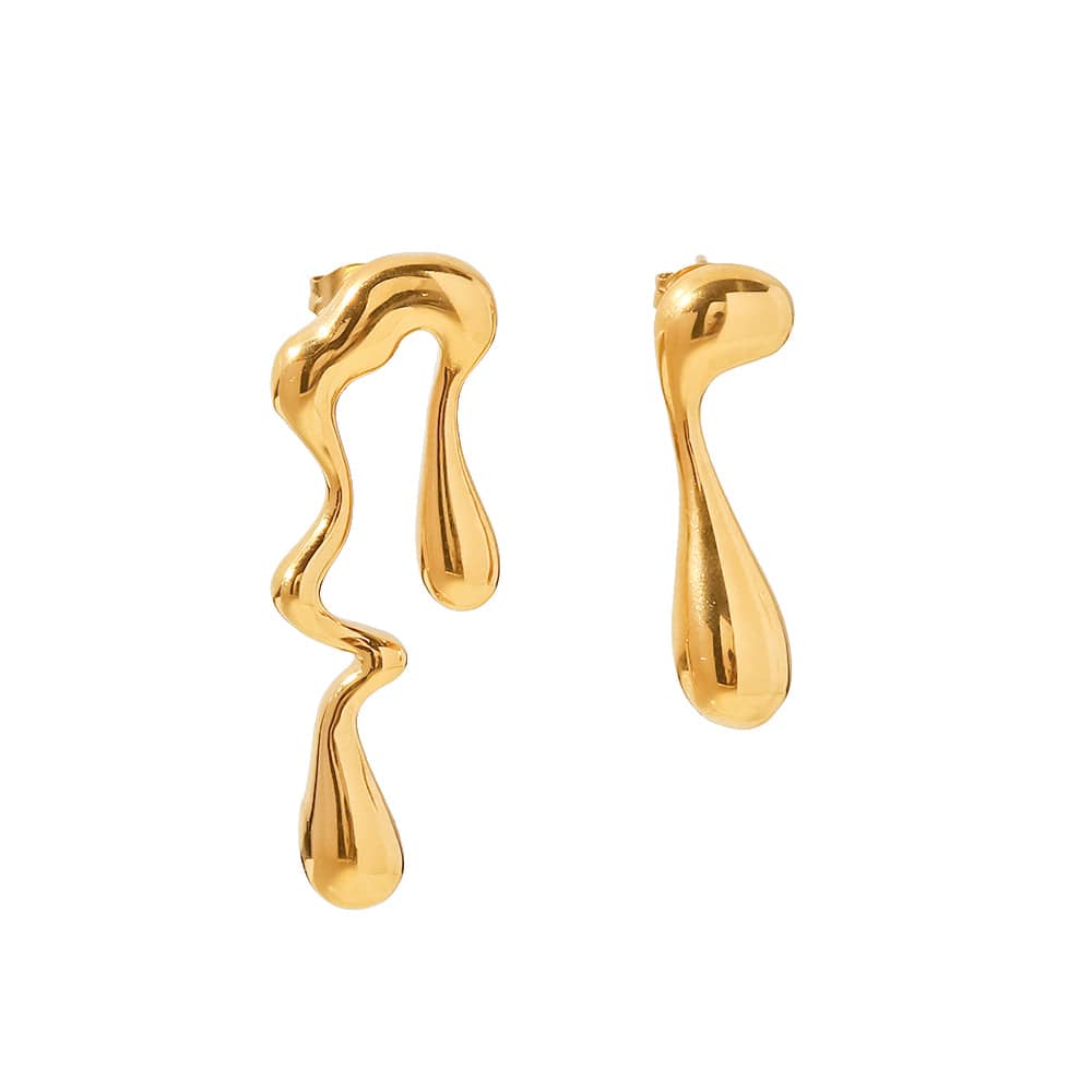 Boucles d’oreilles artistiques | Design irrégulier