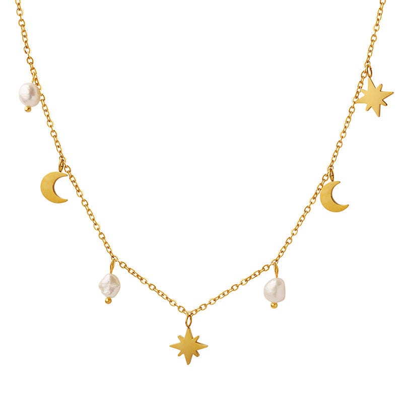 Collier à charms : Luna
