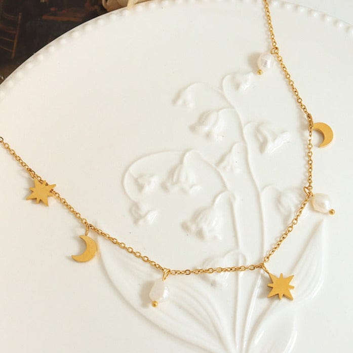 Collier à charms : Luna