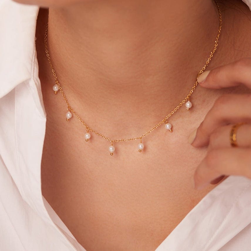Coffret Edith :Ensemble bijoux collier et boucles d'oreilles