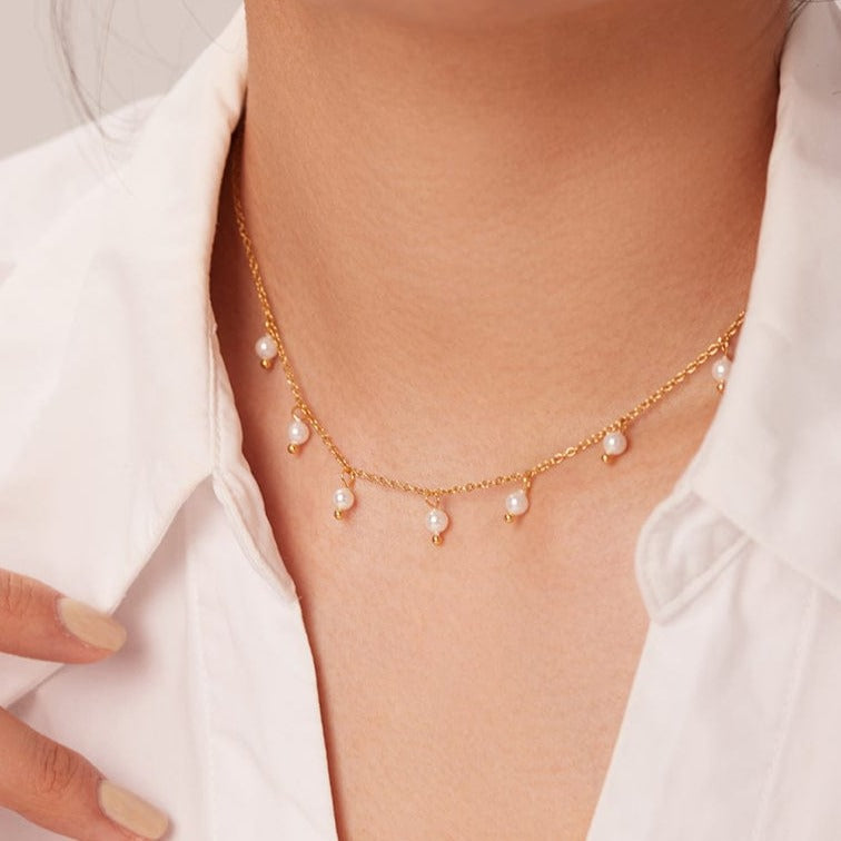 Coffret Edith :Ensemble bijoux collier et boucles d'oreilles