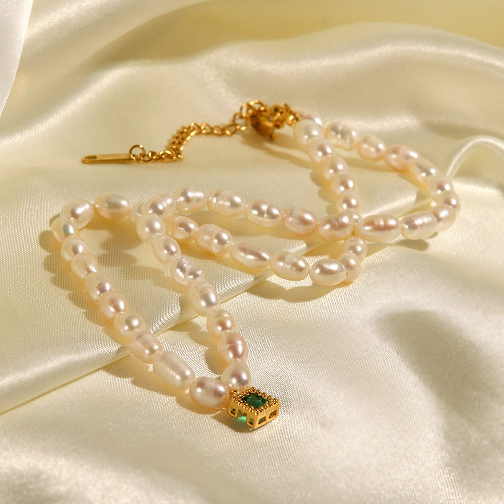 LADY D : Collier soirée ou mariage, collier choker perles d'eau douce