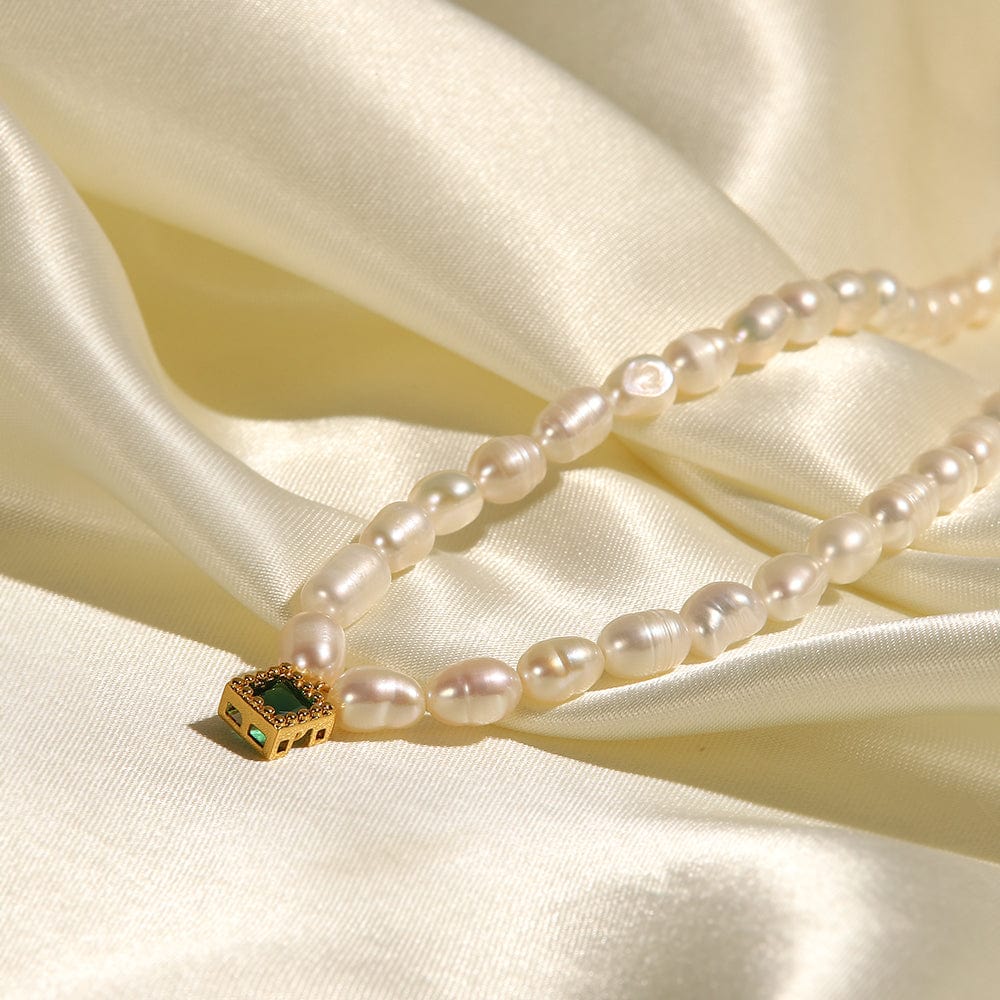 LADY D : Collier soirée ou mariage, collier choker perles d'eau douce