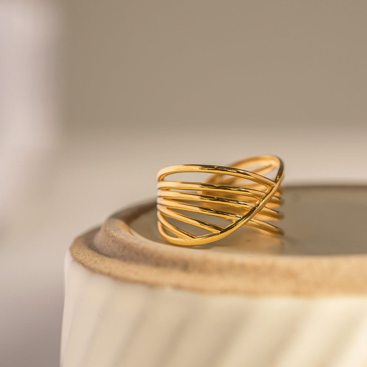 Croisée : Bague L'or Didon