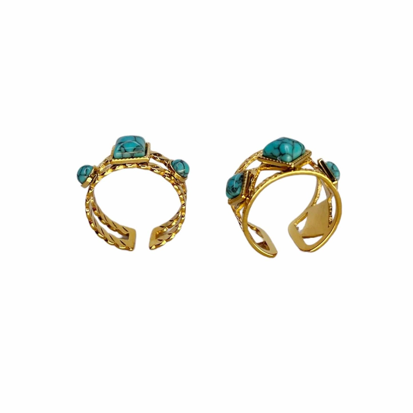 Stones : Bague géométrique