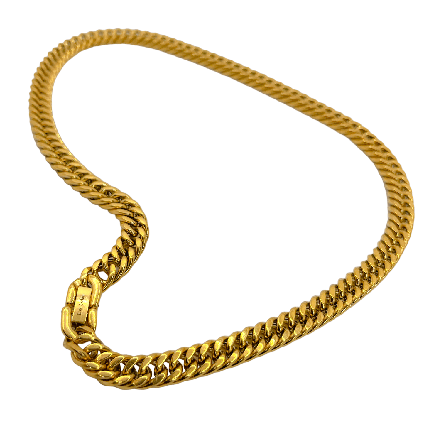 Beyonce : Collier choker à maillons L'or Didon
