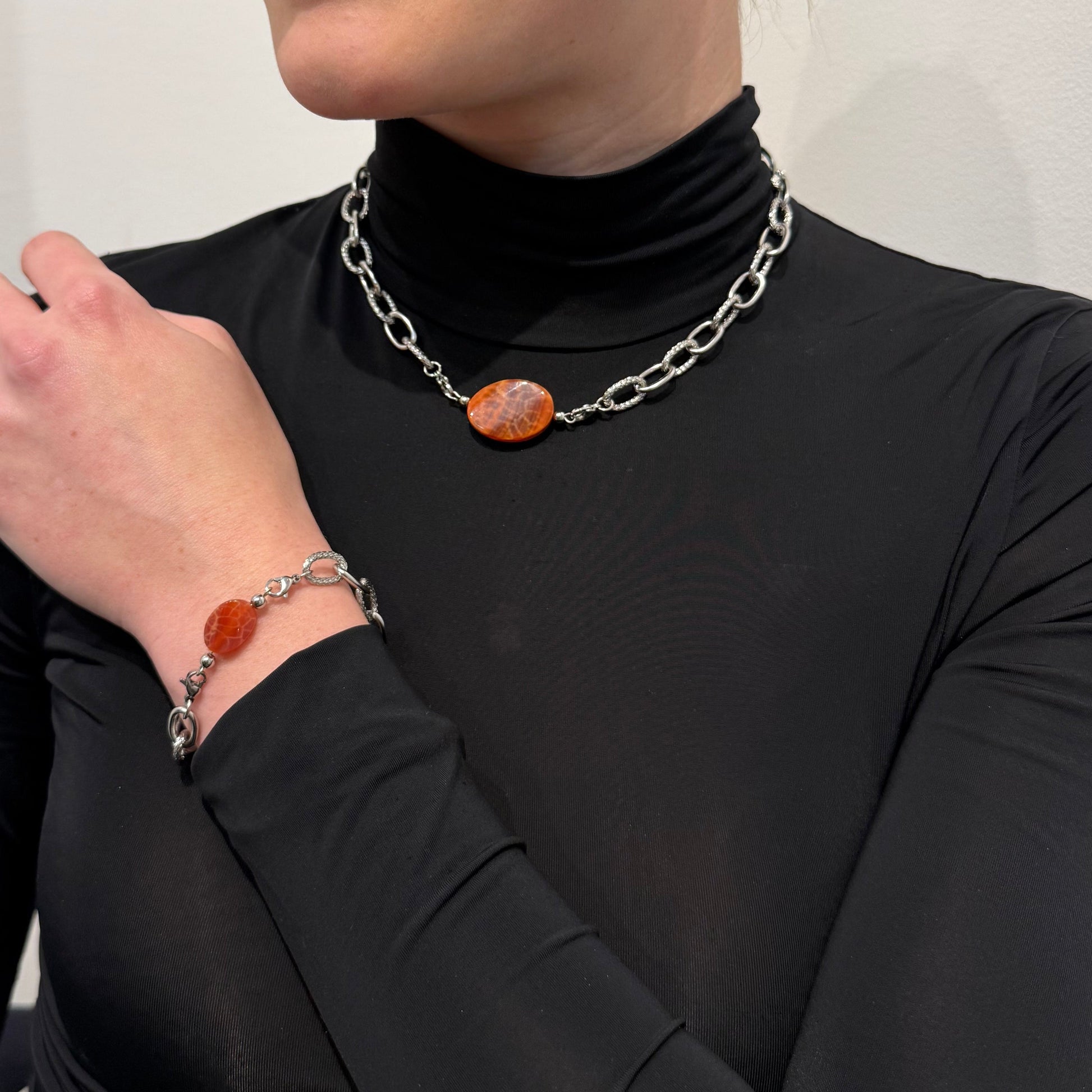 Lydie : Bracelet personnalisé avec la pierre de ton choix, fait main L'or Didon