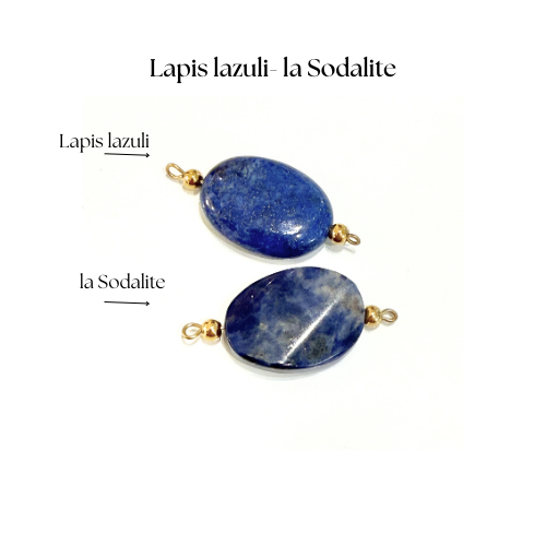 Elys : Collier interchangeableY pendant personnalisé avec de magnifiques pierres "fait main"