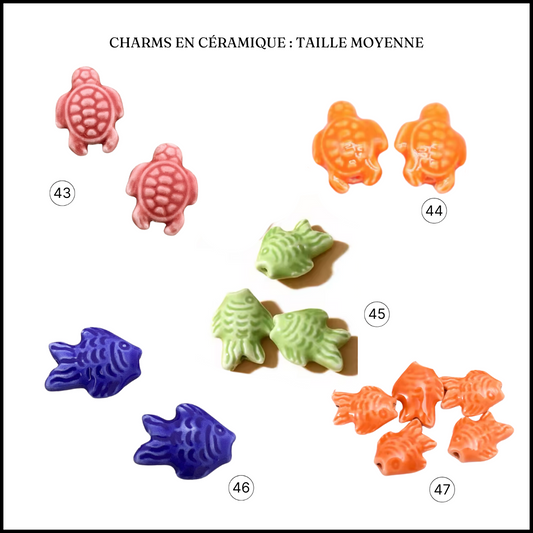 Charms en céramique