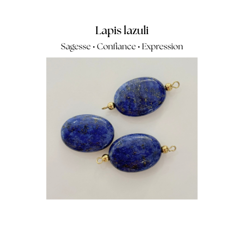 Elys : Collier interchangeableY pendant personnalisé avec de magnifiques pierres "fait main"