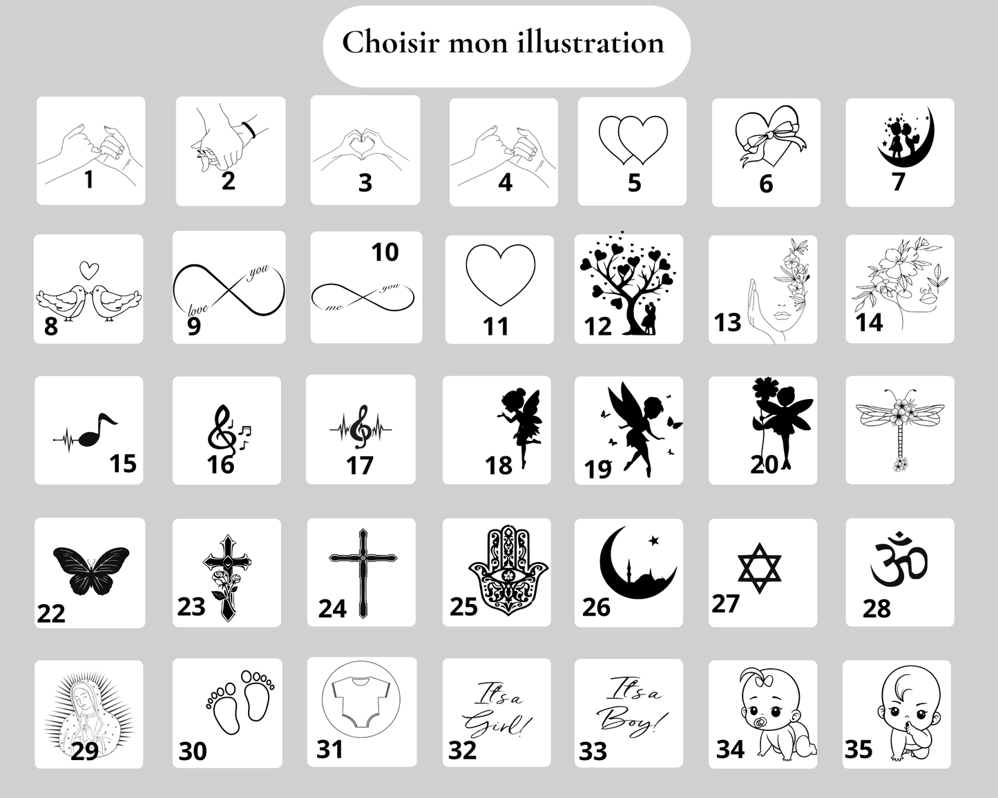 Spirituelle : Collier gravé et orné d'une pierre naturelle