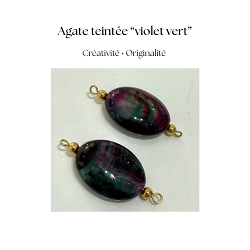 Elys : Collier interchangeableY pendant personnalisé avec de magnifiques pierres "fait main"