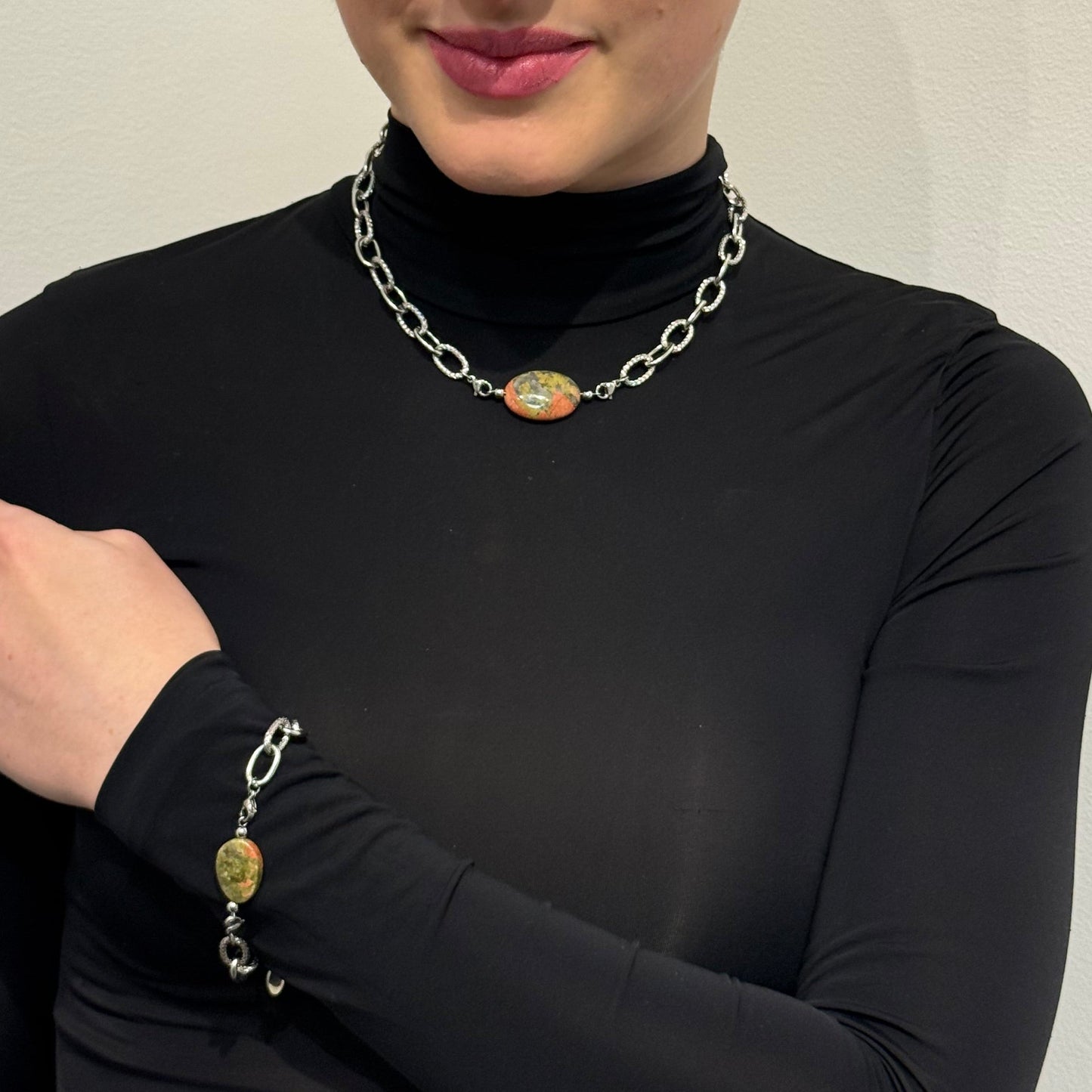Lydie : Bracelet personnalisé avec la pierre de ton choix, fait main L'or Didon