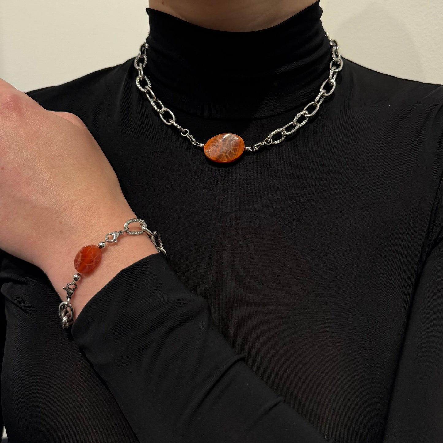 Lydie : Bracelet personnalisé avec la pierre de ton choix, fait main L'or Didon