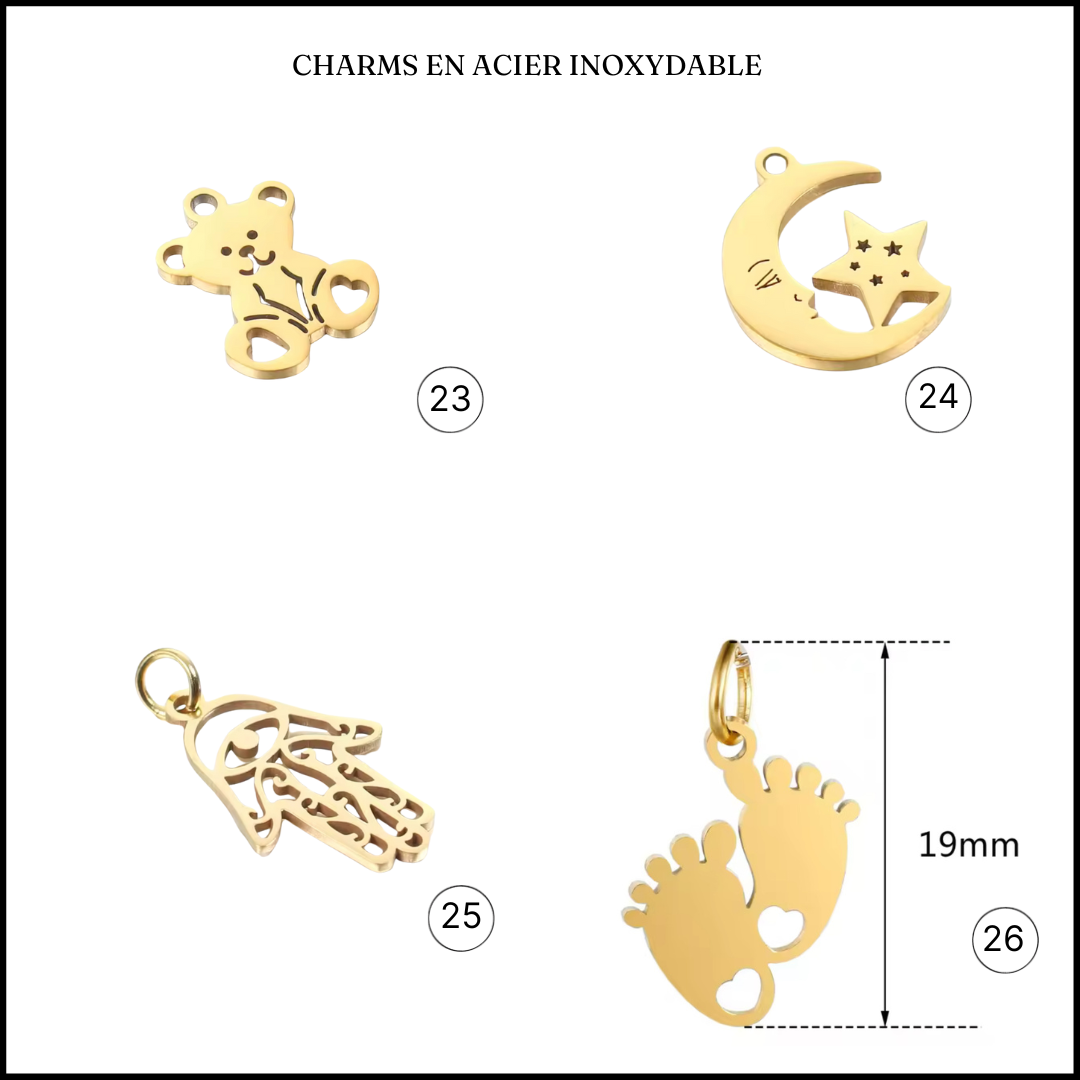 Collier personnalisable avec charms