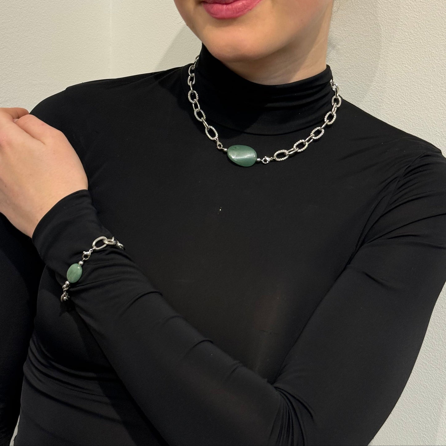 Lydie : Bracelet personnalisé avec la pierre de ton choix, fait main L'or Didon
