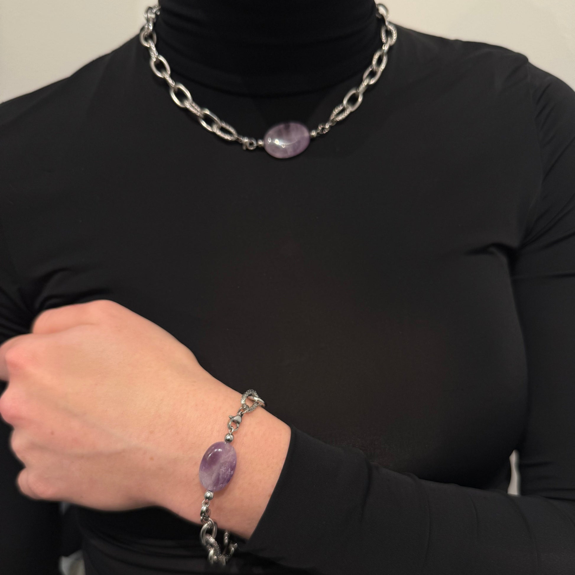 Lydie : Bracelet personnalisé avec la pierre de ton choix, fait main L'or Didon